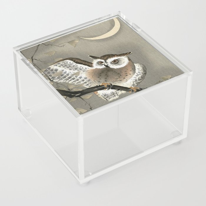  Owl, 1900-1930 by Ohara Koson Acrylic Box