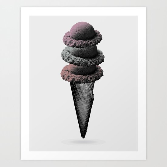 I Scream Art Print