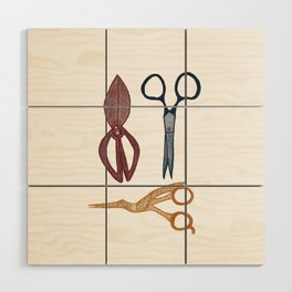 Snip Snip Wood Wall Art