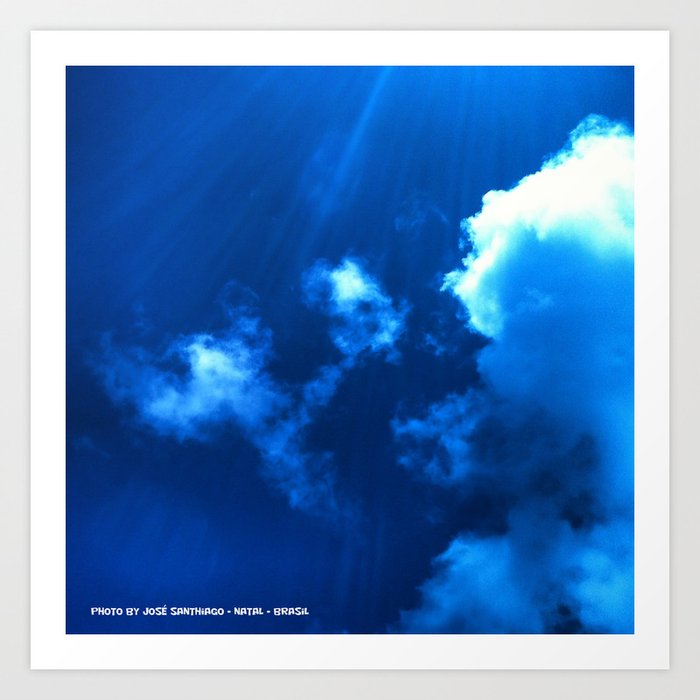 Nuvens de Verão - Foto de José Santhiago - Natal - Brasil Art Print