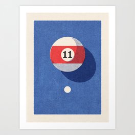 BALLS / Billiards II Art Print