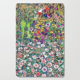 Gustav Klimt Parsonage Garden Cutting Board