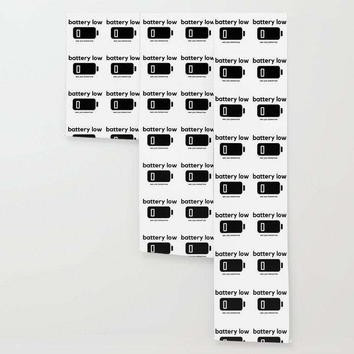 Battery Low Wallpaper By Spikes300 Society6
