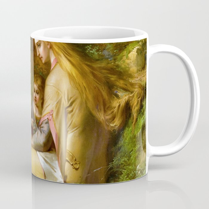St. Genevieve of Brabant in the Forest by George Frederick Bensell Coffee Mug
