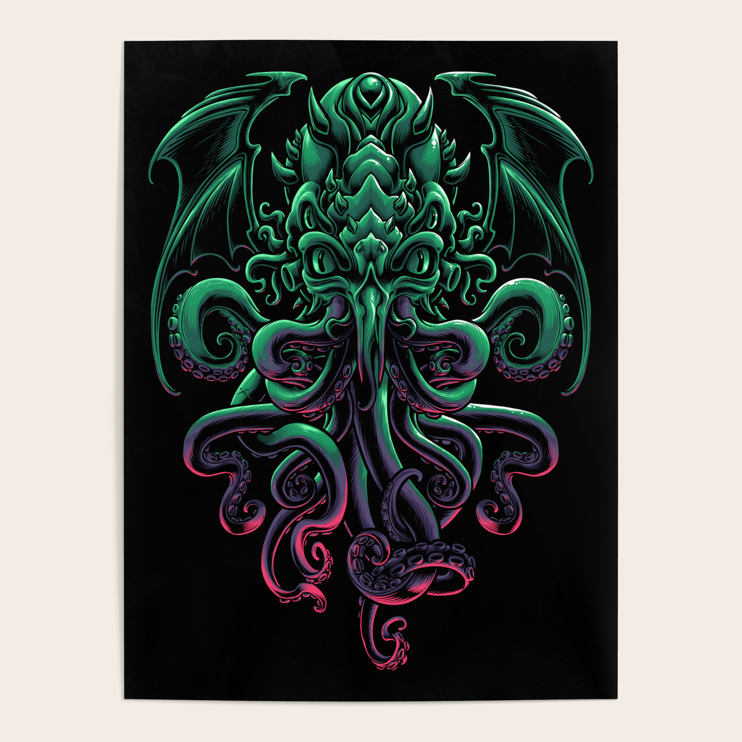 The Call Of Cthulhu Poster By Angoes25 Society6