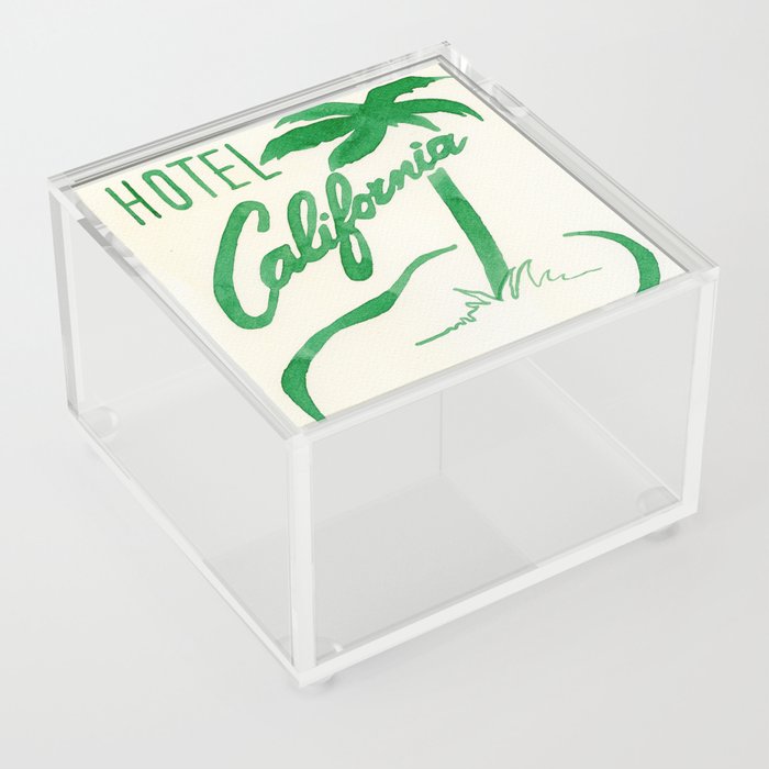 Hotel California Matchbook Acrylic Box