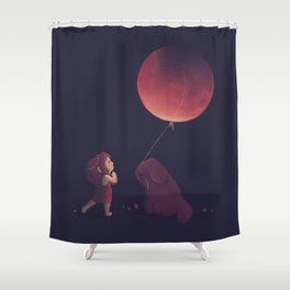 The Moon Shower Curtain