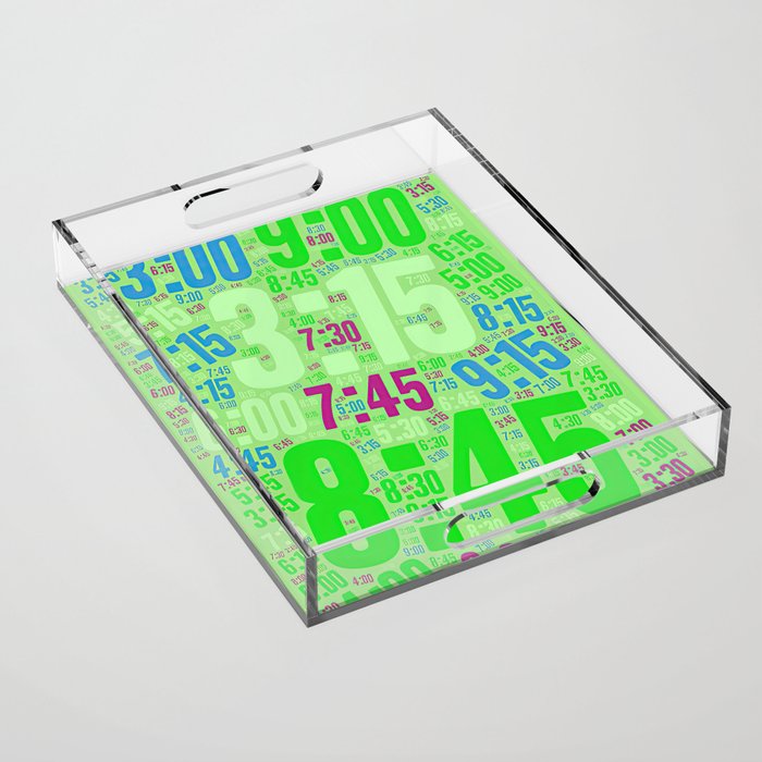 Pace run , number 028 Acrylic Tray