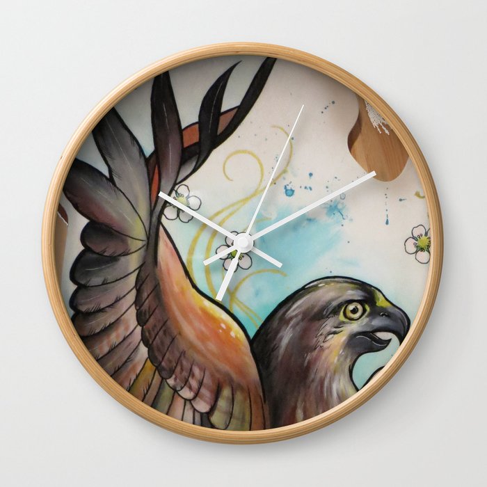 Hawk Wall Clock