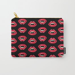 Vampire Mouth - Black Carry-All Pouch
