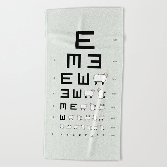 The EWE Chart Beach Towel