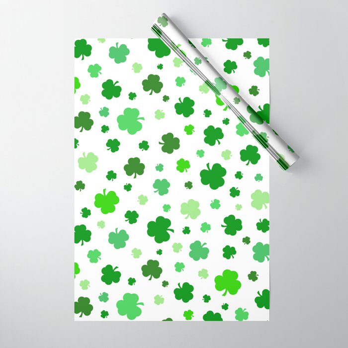 shamrock wrapping paper