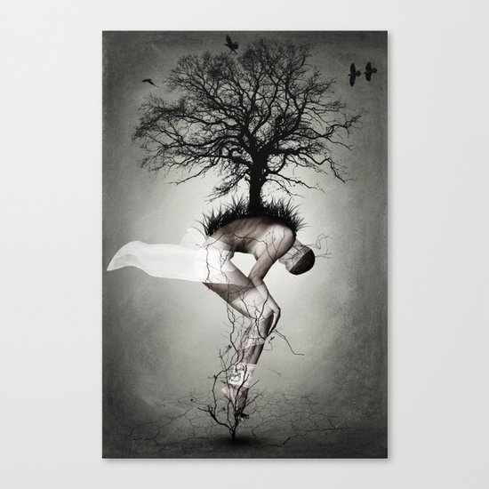 Horror poster Canvas Print