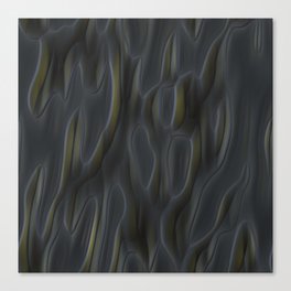 Dark elegant flow shapes Canvas Print