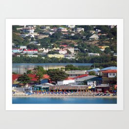 Great Bay Beach, Philipsburg, Sint Maarten (4) Art Print