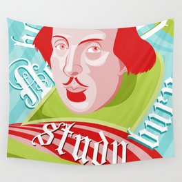 Shakespeare Says Study Wall Tapestry