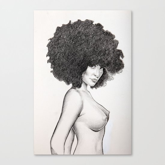 Nude girl 6 Canvas Print