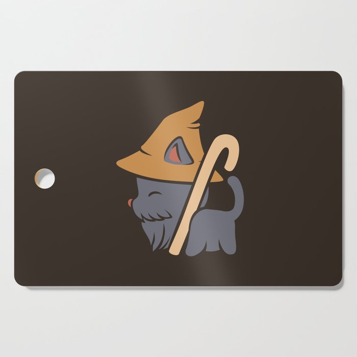 Mage Wizard Cat Witch by Tobe Fonseca Cutting Board