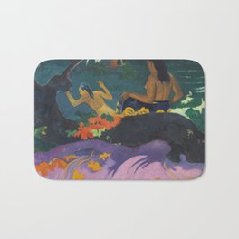 By the Sea (Fatata te Miti) 1892 by Paul Gauguin Bath Mat | Painting, Seaborne, Old, Seafaring, Artprint, Lagoon, Frame, Vintage, Decor, Wallart 