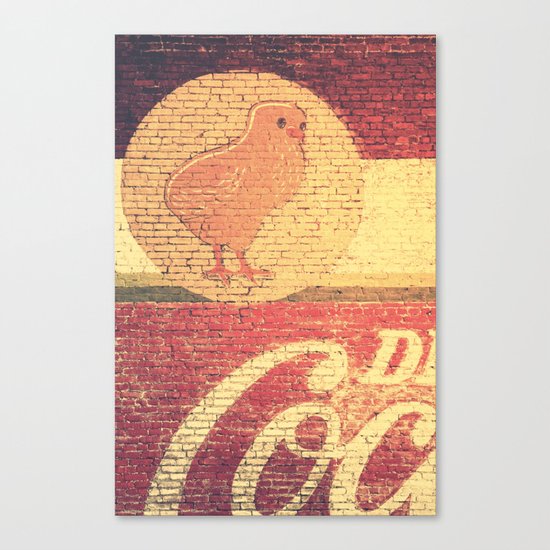 Chicks & Coke Canvas Print