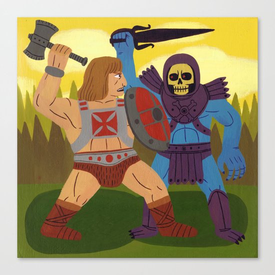 Good Versus Evil Canvas Print