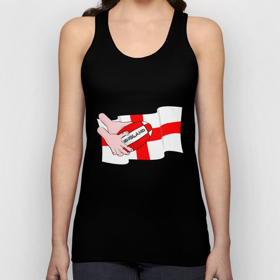 England Rugby Flag Unisex Tank Top
