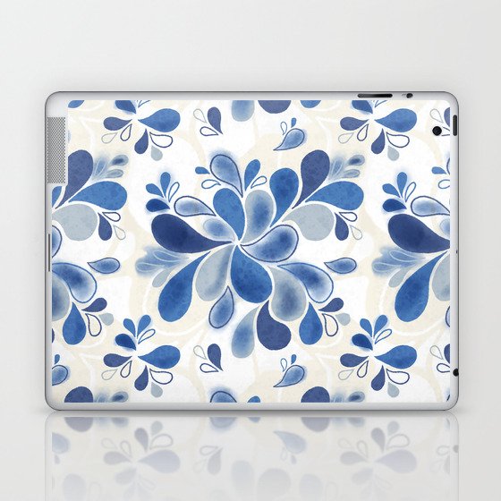 Blue Hydrangea Laptop & iPad Skin