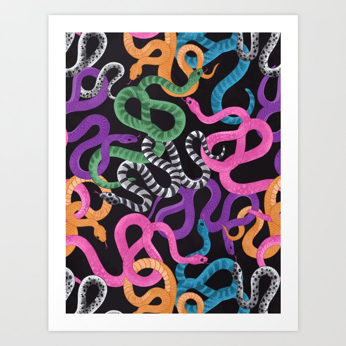 Yaasss Snakes Art Print