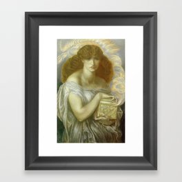  Pandora - Dante Gabriel Rossetti Framed Art Print