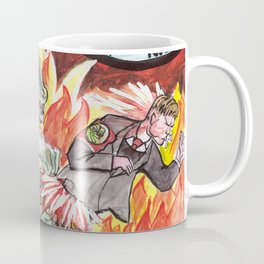 Godzilla vs The Nazis Coffee Mug