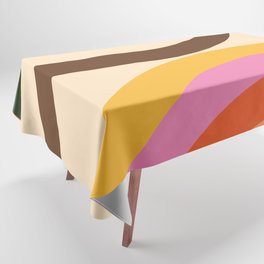 70s Retro Groovy Background 05 Tablecloth