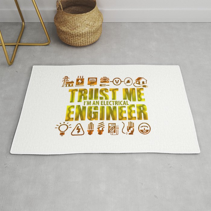 Trust me, I'm an electrical engineer Rug