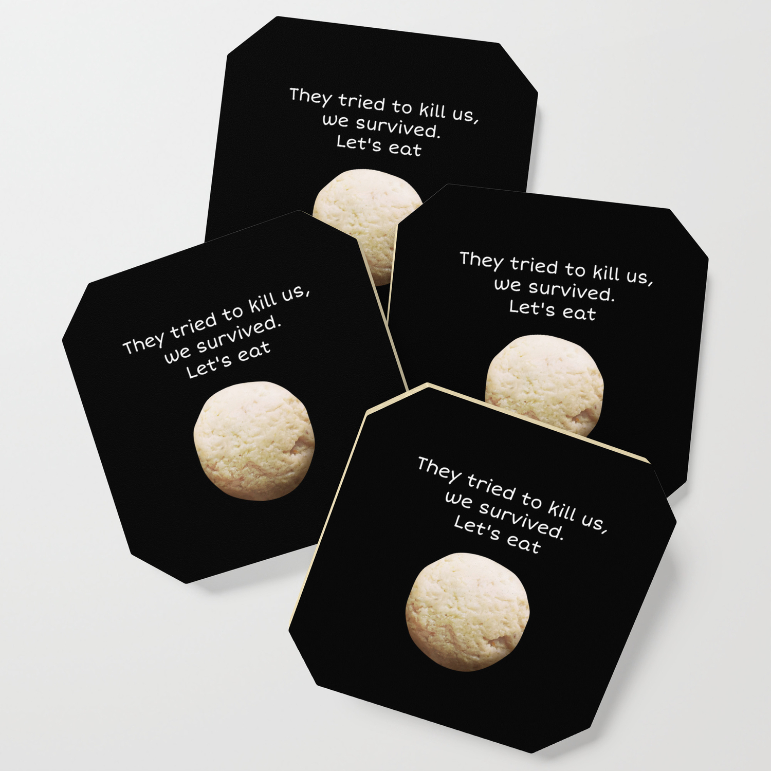 Passover Special They Tried To Kill Us We Survived Let S Eat Black Coaster By Tal Gur S Musthaves Society6