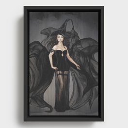 The Grey Witch Framed Canvas