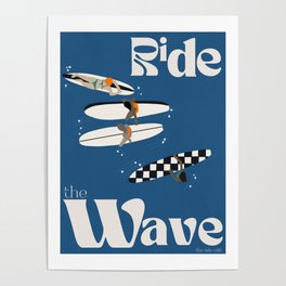 ride the wave Poster