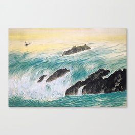 Flowing Water - Yokoyama Taikan (横山 大観) Canvas Print
