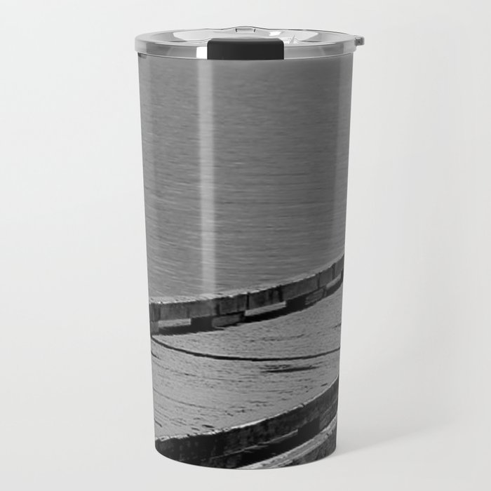 Suttle Lake in Gray and Black Travel Mug