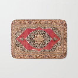 Tabriz  Antique West Persian Azerbaijan Carpet Print Bath Mat