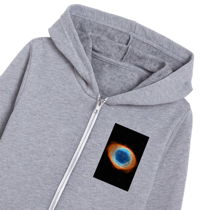 Hubble picture 34 : Ring Nebula or NGC 6720 Kids Zip Hoodie