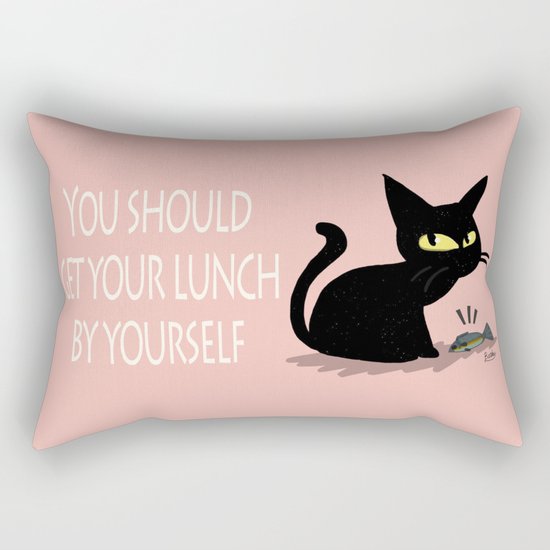 Get your lunch Rectangular Pillow