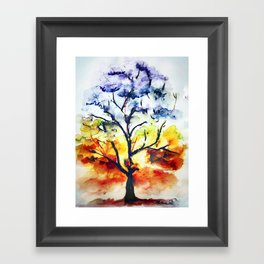 Chakra Tree of Life Framed Art Print