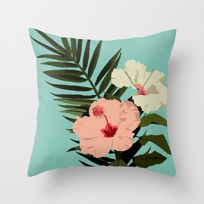 Hawaiian shop throw pillows