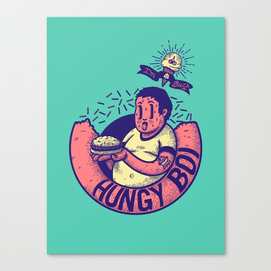 HUNGY BOI Canvas Print