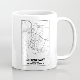 Stornoway Minimalist City Map Coffee Mug