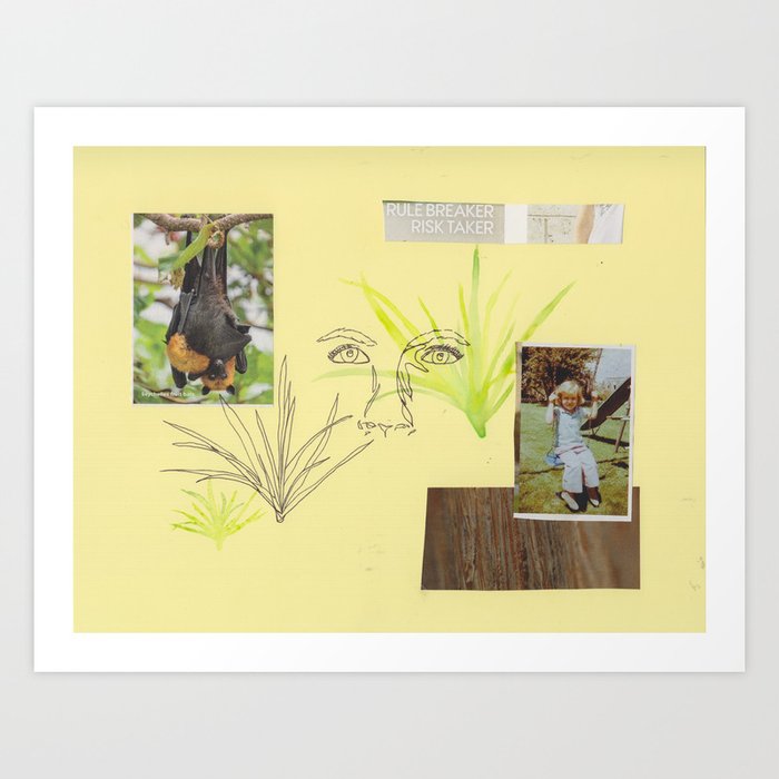 risk taker Art Print by abiwhales | Society6