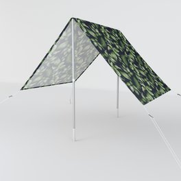 Tropical Rain Forest Leaves Pattern Sun Shade