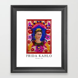 Frida Kahlo - The Frame Framed Art Print