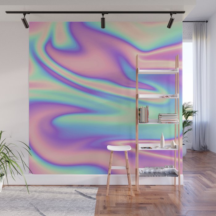 Holographic Design Wall Mural