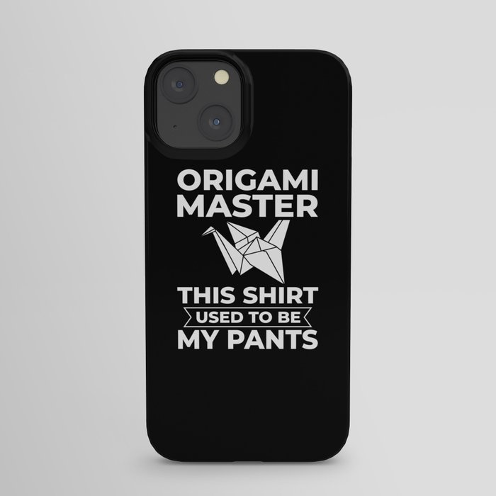 Origami Paper Folding Easy Crane Japanese iPhone Case