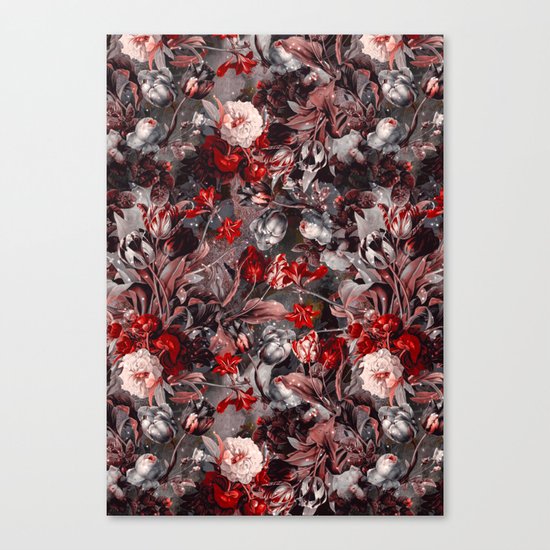 New Year's flowering night Canvas Print